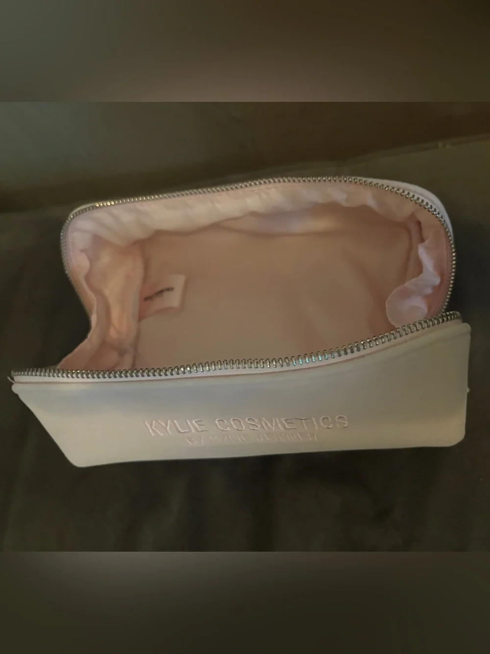 Kylie Cosmetics Light Pink Velvet Makeup Pouch
